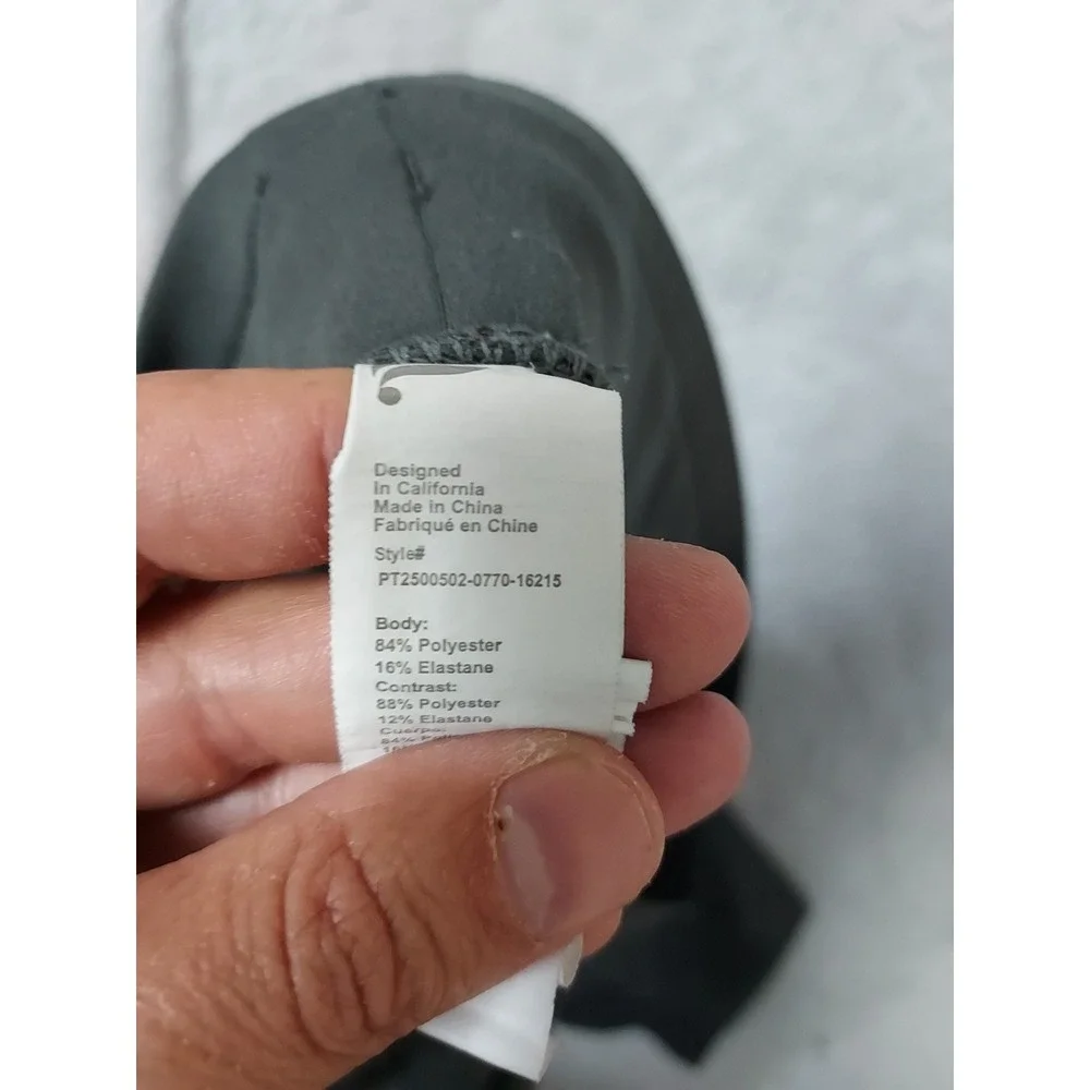 Fabletics Pant Mens XL Athletic Altitude Slim Fit Jogger Gray Drawstring Running
